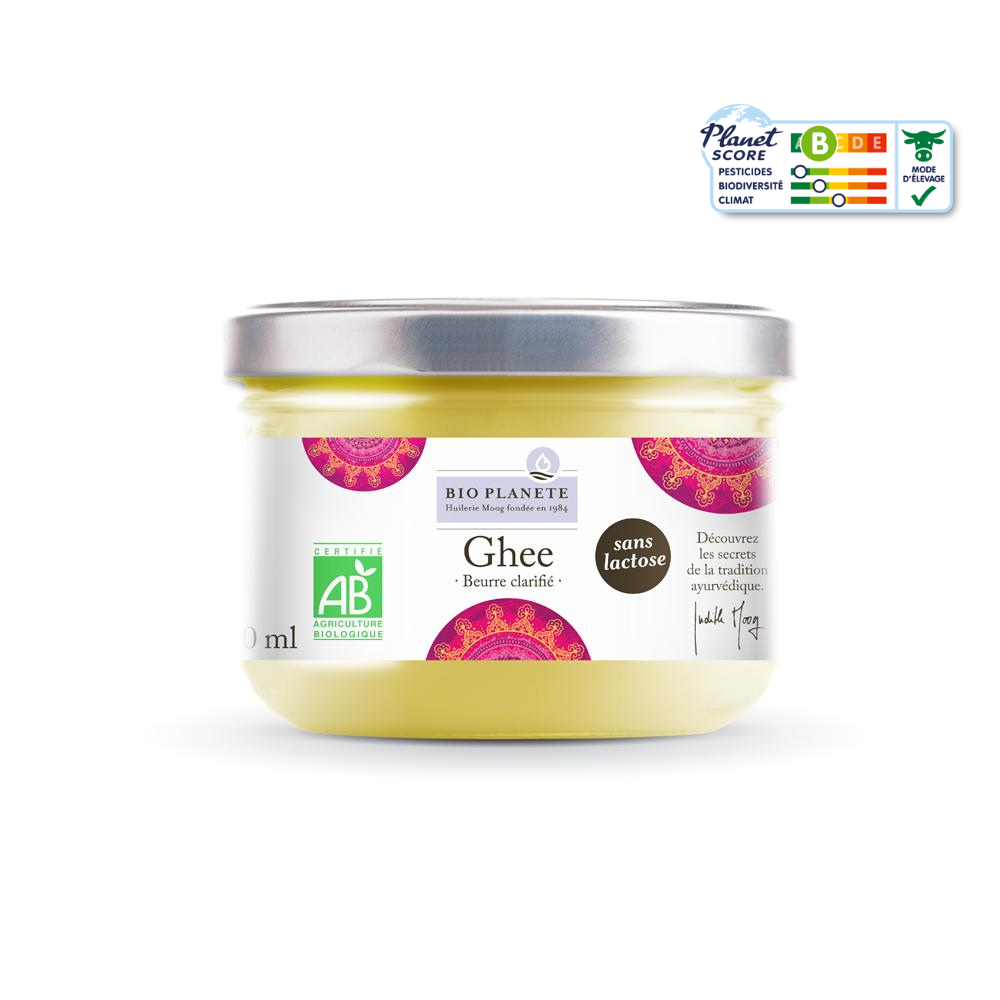Ghee beurre bio clarifié - 120 g - Graines Précieuses 